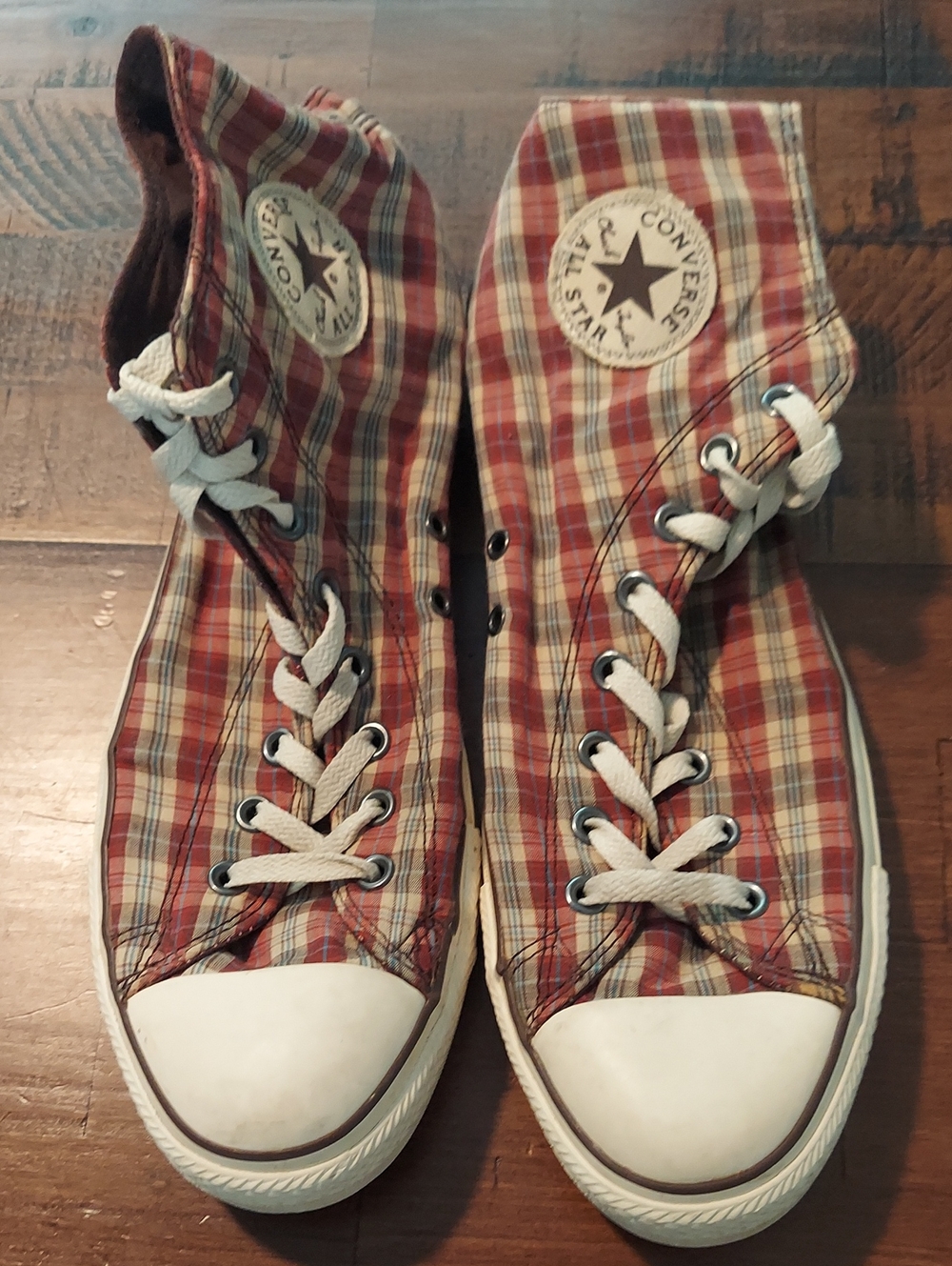 Converse Chuck Taylor All Star Plaid High Top Sneakers Men’s 11